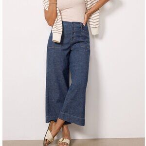 Evereve Joelle Wide Leg Pant Jeans size 28